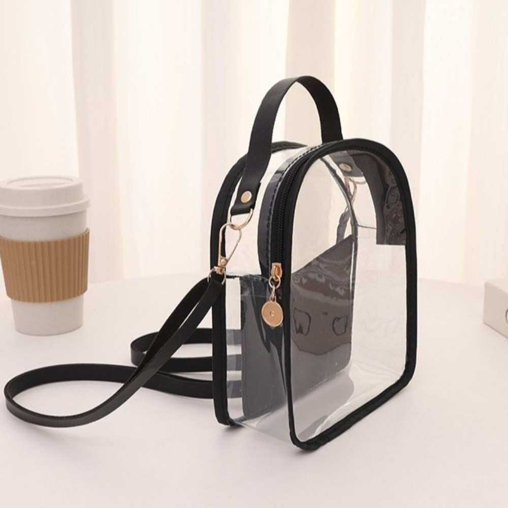 Jelly Bag Clear Pvc - Tas Penyimpanan PVC Transparan Ransel Tahan