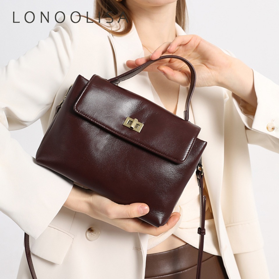 Women'S Work Bags Designer - Tas Selempang Wanita Kulit Sapi Asli