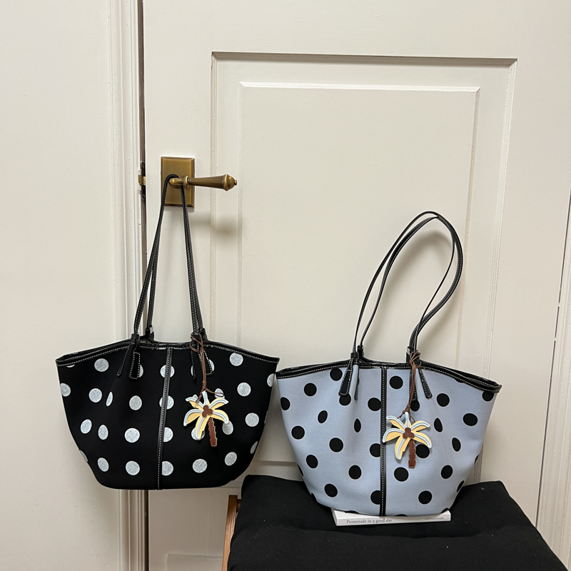Women'S Work Bags Designer - Tas Tote Pola Polka Dot Baru
