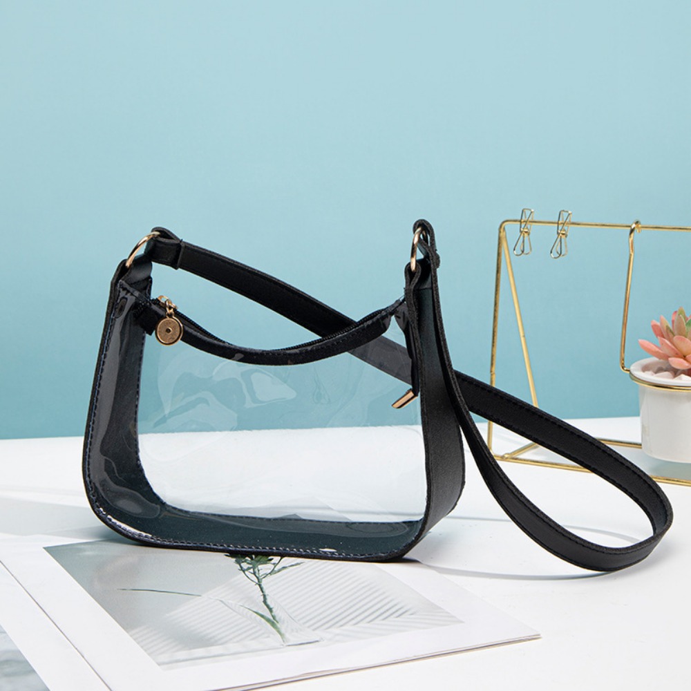Jelly Bag Clear Pvc - Tas Selempang Tahan Air Portabel Kapasitas