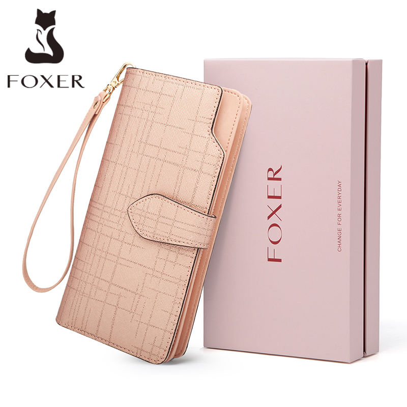 Women Bags Ck - FOXER Dompet Kulit Sapi Wanita Dompet