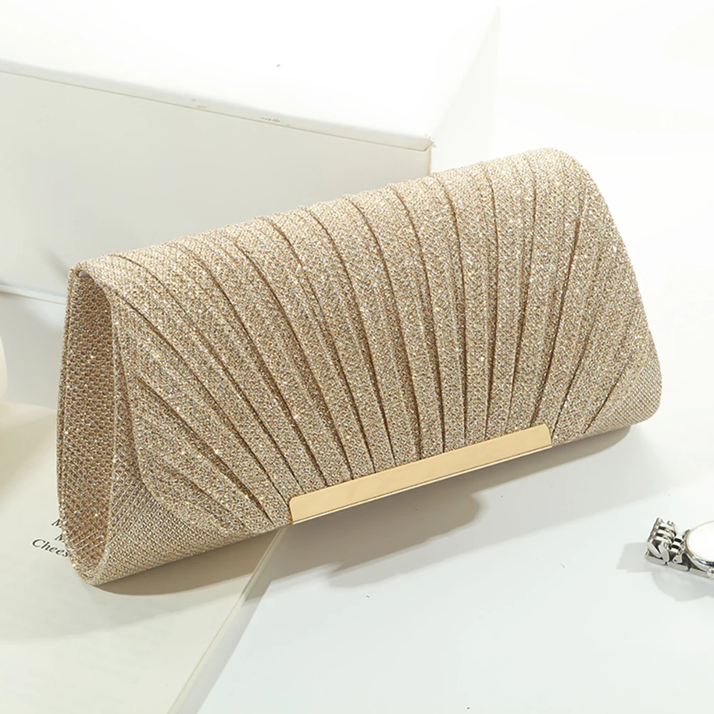 Women Bags Gold - Tas genggam Malam Wanita Dompet tangan