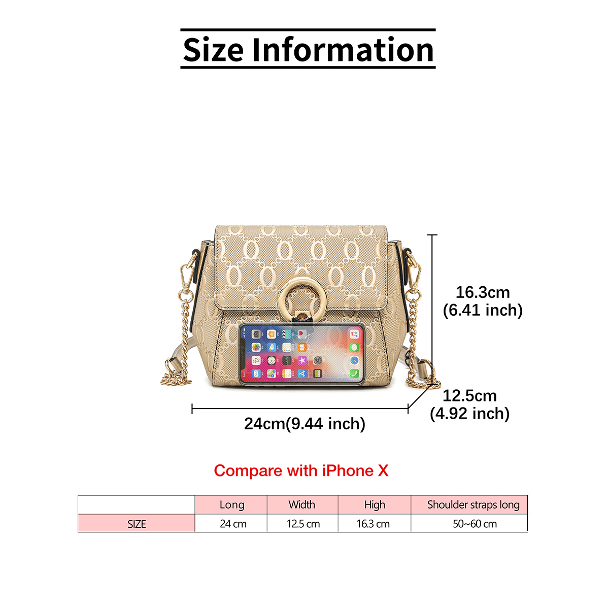 FOXER Tas Bahu Wanita Merek Me - Women Bags Golden ulasan dan harga
