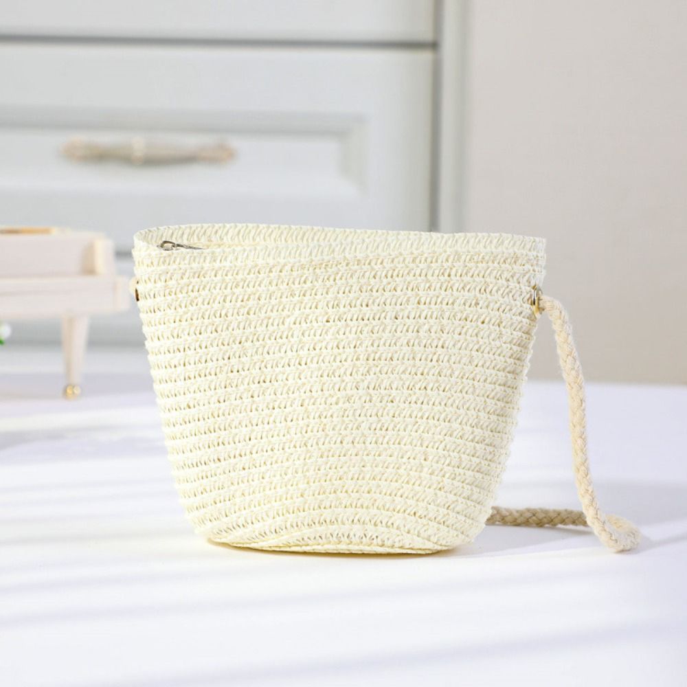 Tas Jerami Bunga Anyaman Tanga - Woven Straw Bag ulasan dan harga