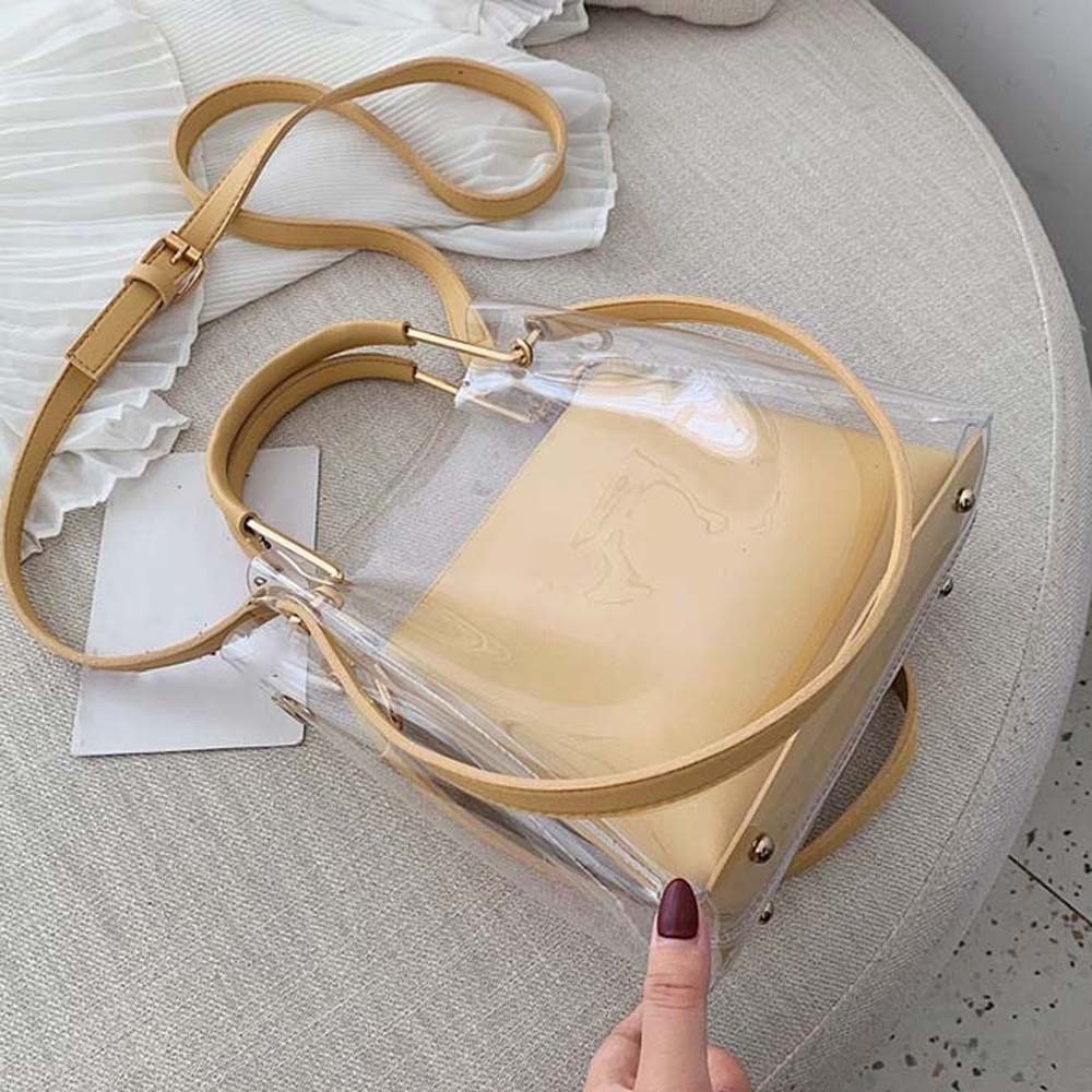 Tas Bening Komposit Warna Perm - Jelly Bag Clear Pvc ulasan dan harga