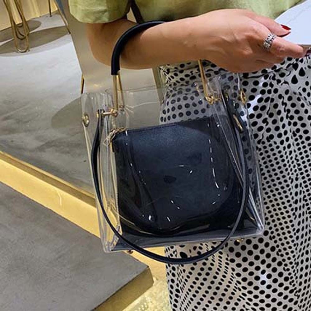 Tas Bening Komposit Warna Perm - Jelly Bag Clear Pvc ulasan dan harga