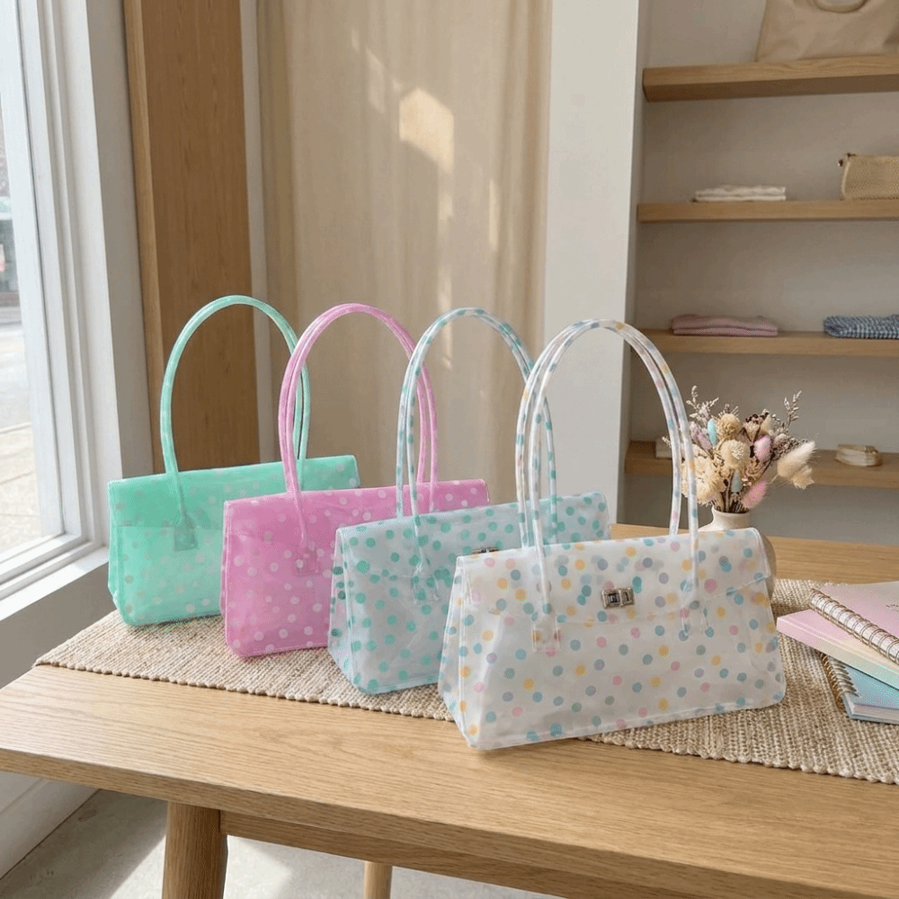 Tas Bahu Jelly PVC Bening Mani - Jelly Bag Clear Pvc ulasan dan harga