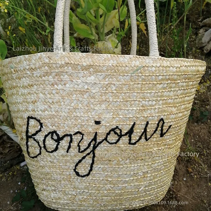 Tas Anyaman Jerami Gandum Bord - Woven Straw Bag ulasan dan harga