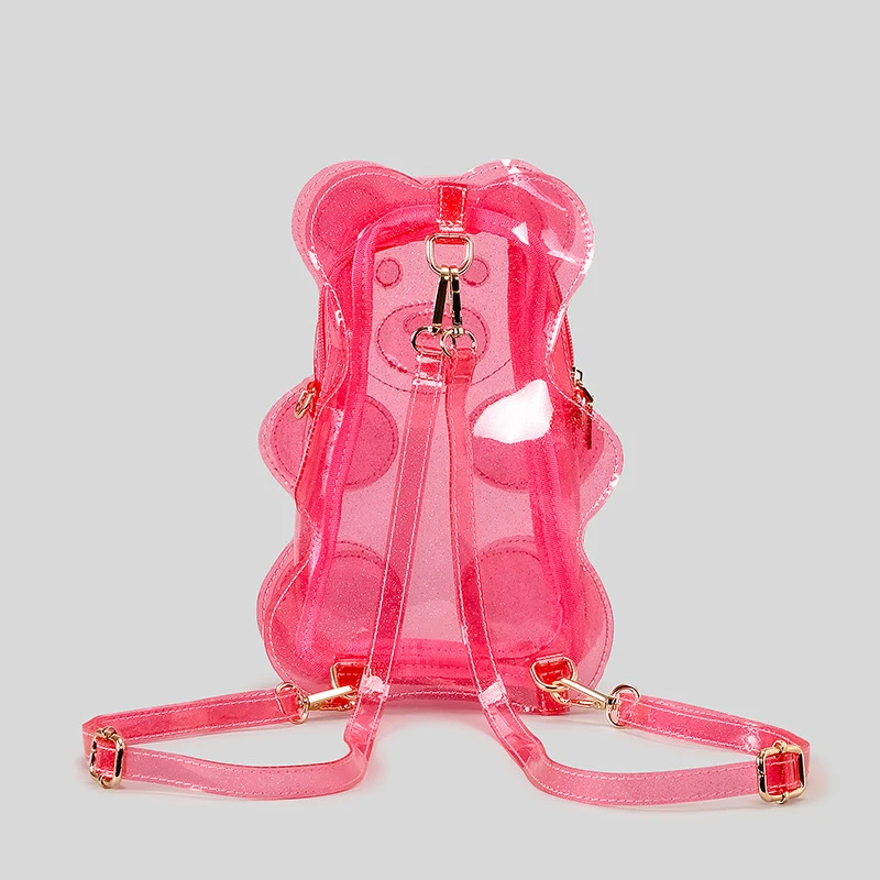 Tas Ransel Mini Wanita Bentuk  - Jelly Bag Clear Pvc ulasan dan harga