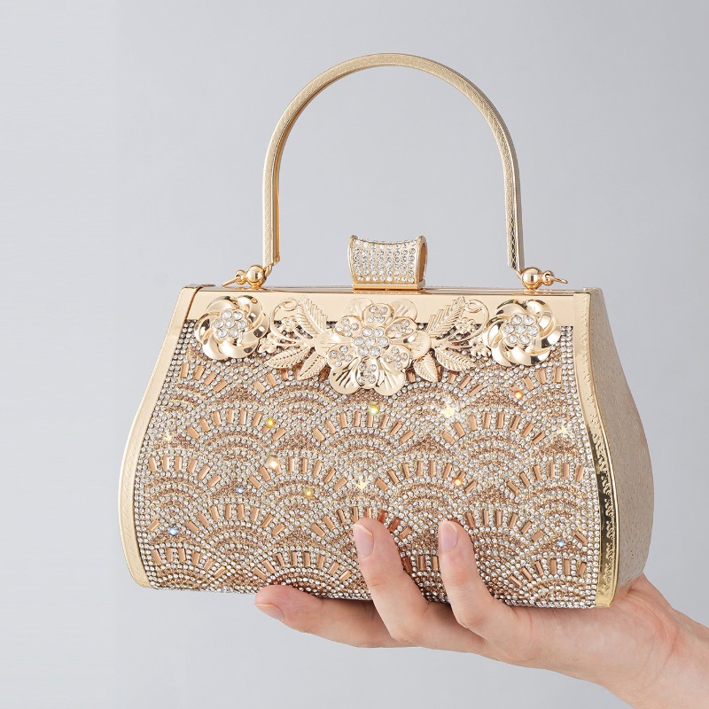 Tas Malam Wanita Berbahan Akri - Women Bags Golden ulasan dan harga