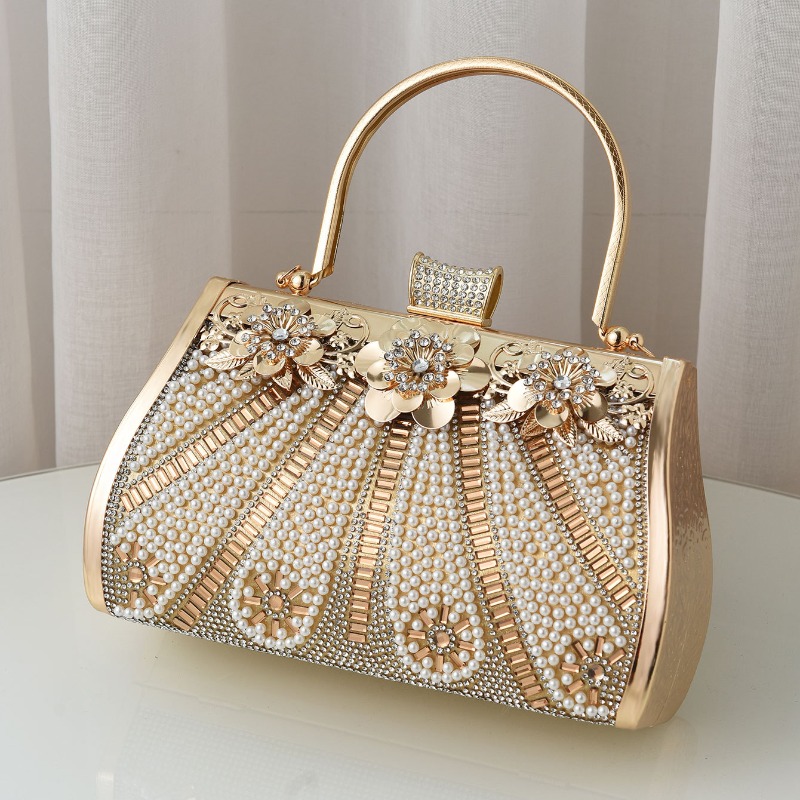 Tas Malam Wanita Berbahan Akri - Women Bags Golden ulasan dan harga
