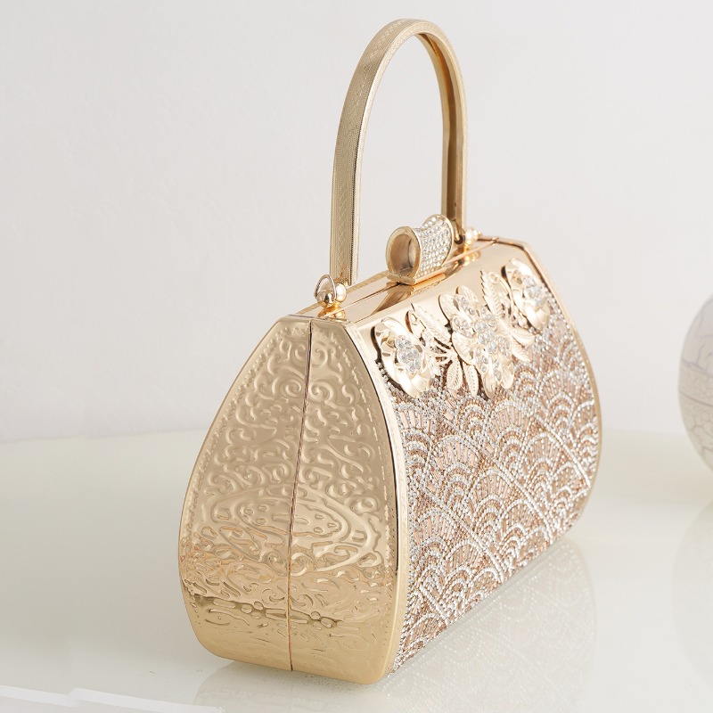 Tas Malam Wanita Berbahan Akri - Women Bags Golden ulasan dan harga