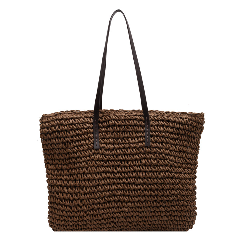 Tas Tote Anyaman Jerami, Tas T - Woven Straw Bag ulasan dan harga