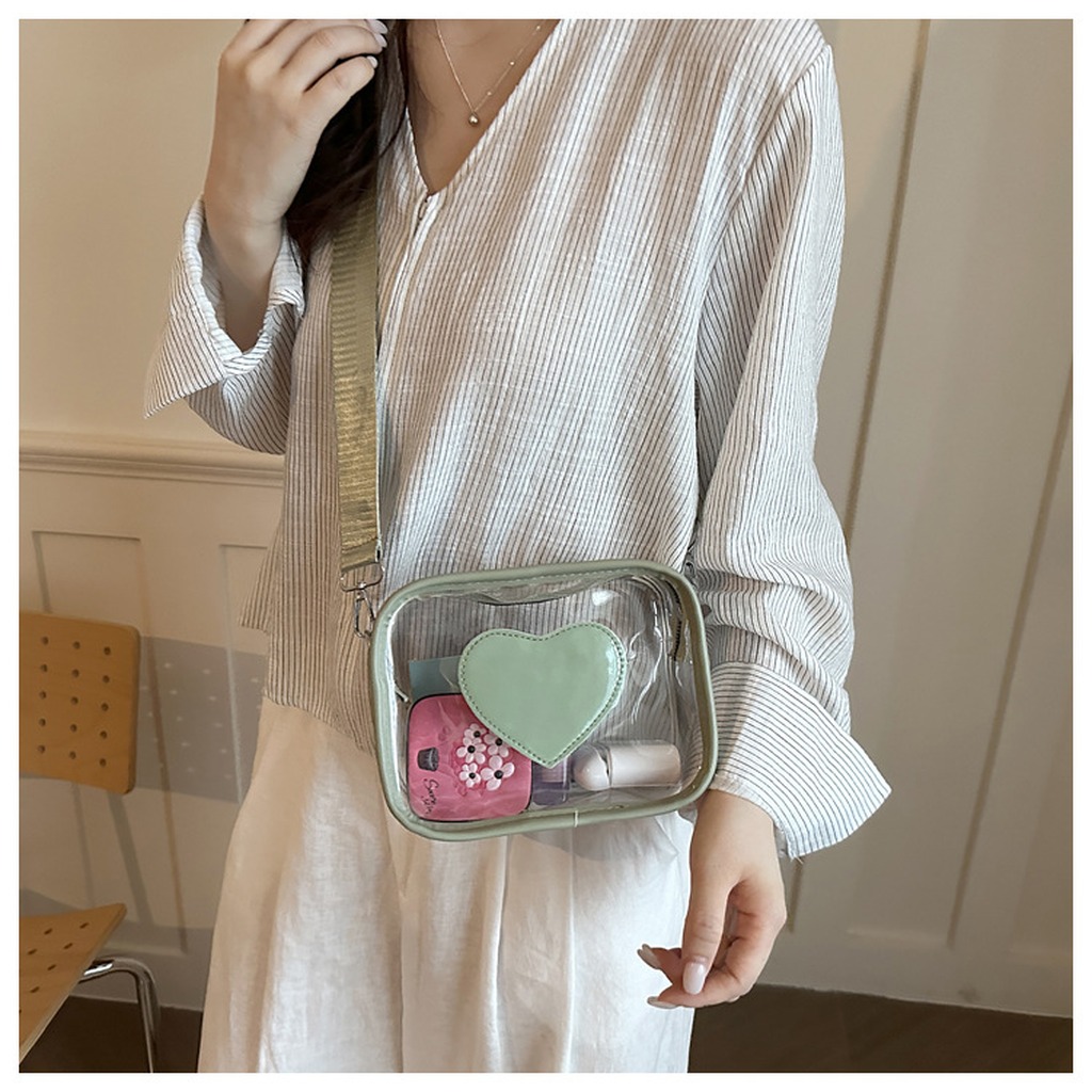 Tas Selempang Transparan Hiasa - Jelly Bag Clear Pvc ulasan dan harga