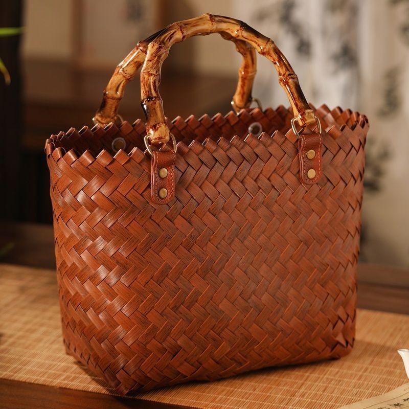 Tas Tangan Buatan Tangan Murni - Woven Straw Bag ulasan dan harga