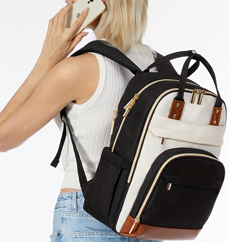 Tas Ransel Laptop Wanita Dua W - Women Bags Gold ulasan dan harga