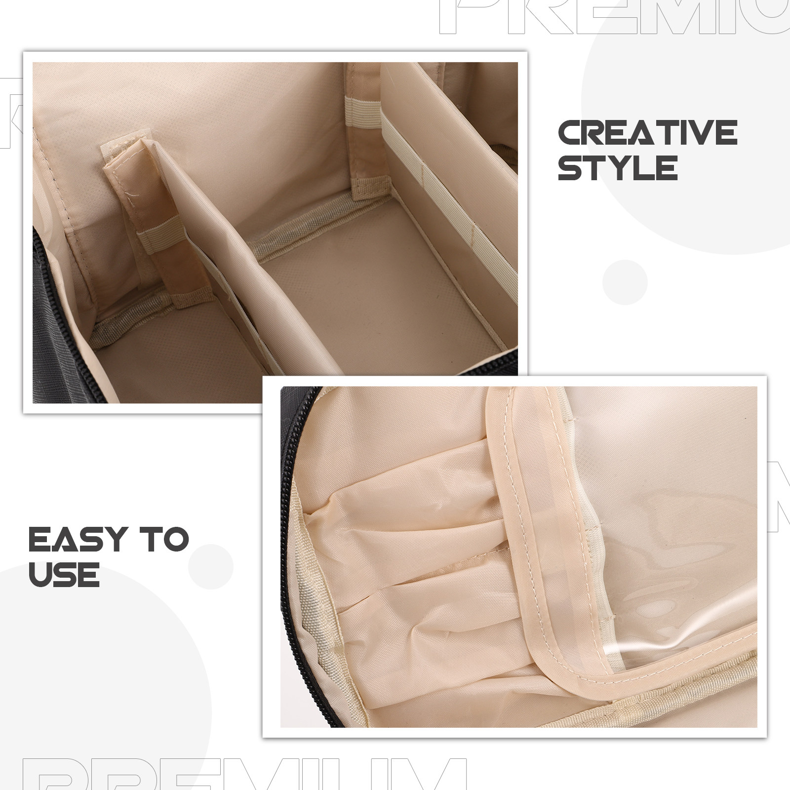 Tas Makeup PU Tahan Air untuk  - Women Vanity Bags ulasan dan harga