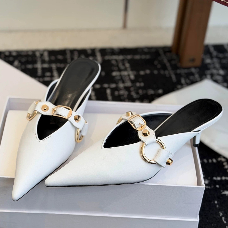 Sepatu Muller Hak Tipis Beruju - Women Bags And Shoes ulasan dan harga