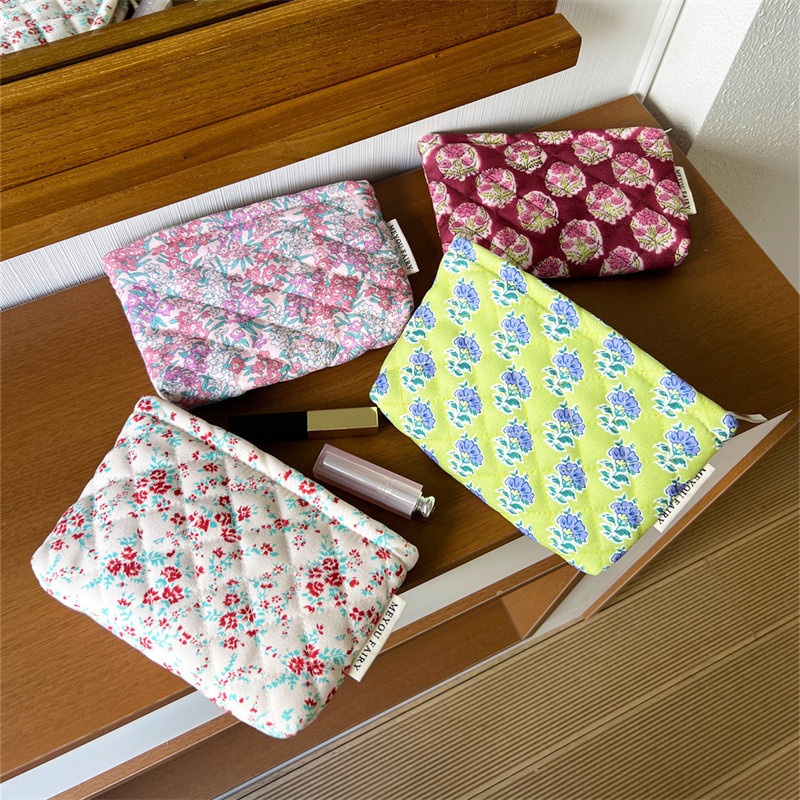 Tas Kosmetik Vintage Floral 20 - Women Vanity Bags ulasan dan harga