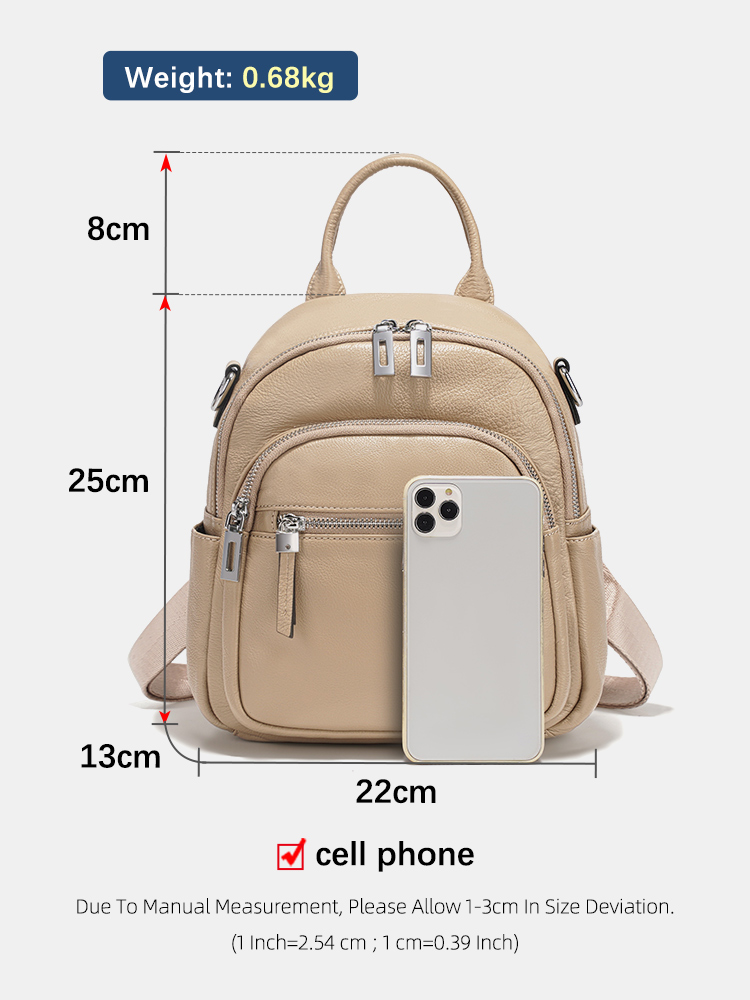 Zency Ransel Kecil Kulit Asli  - Women'S Work Bags Designer ulasan dan harga