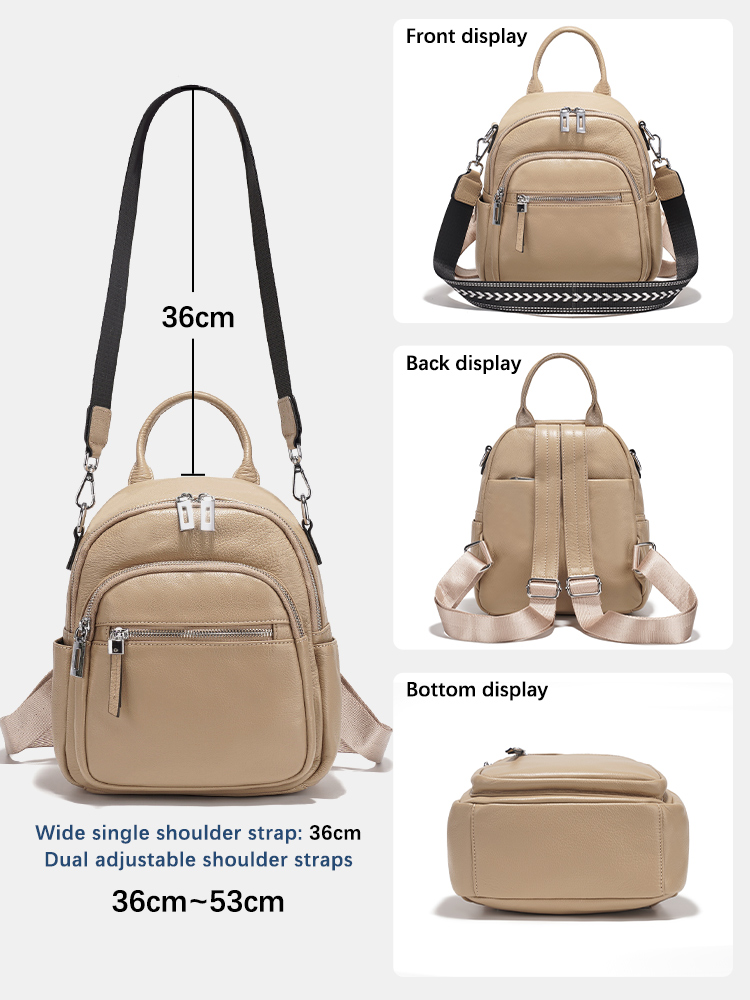 Zency Ransel Kecil Kulit Asli  - Women'S Work Bags Designer ulasan dan harga