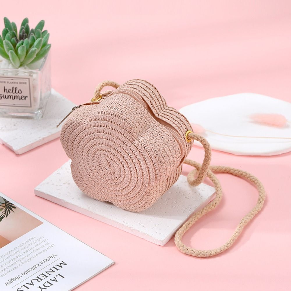 Tas Selempang Anyaman Jerami B - Woven Straw Bag ulasan dan harga