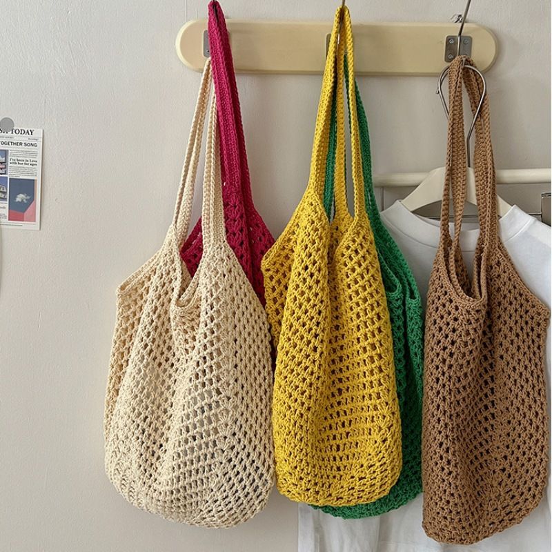 Tas Bahu Wanita Tas Belanja Me - Woven Straw Bag ulasan dan harga