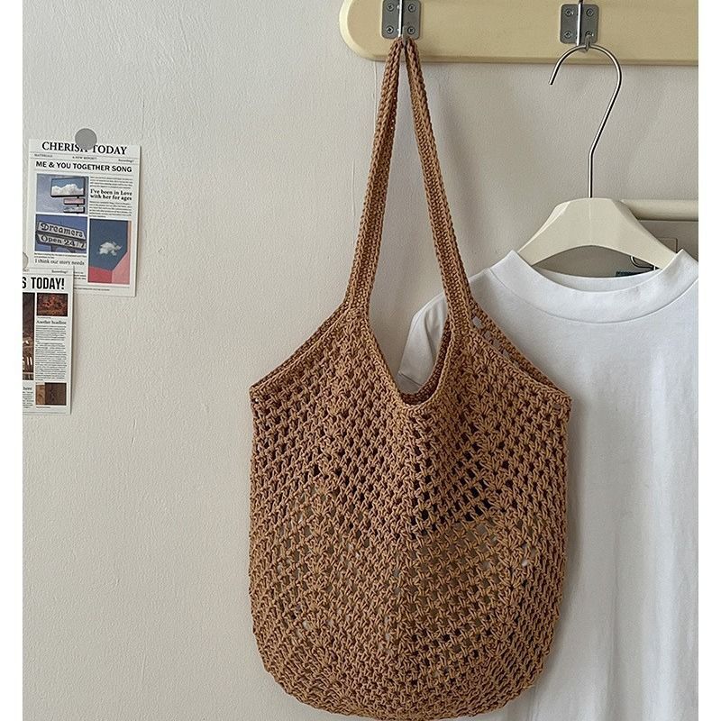 Tas Bahu Wanita Tas Belanja Me - Woven Straw Bag ulasan dan harga