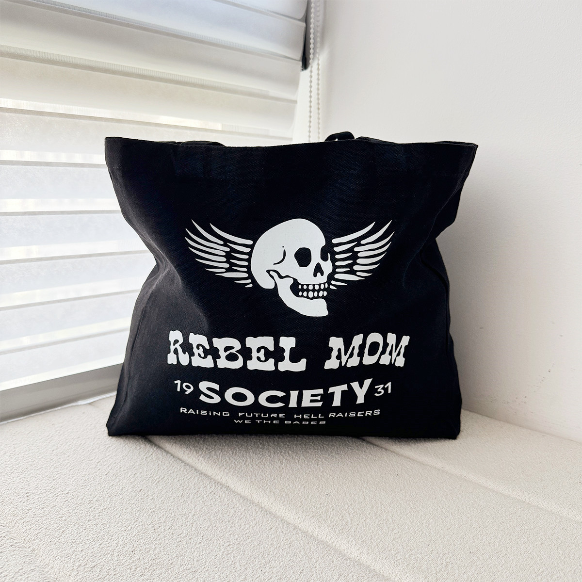 Rebel Mom tas kanvas hitam wan - Women Bags Ck ulasan dan harga