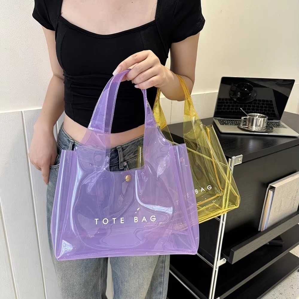 Tas Bahu Transparan PVC Fashio - Jelly Bag Clear Pvc ulasan dan harga