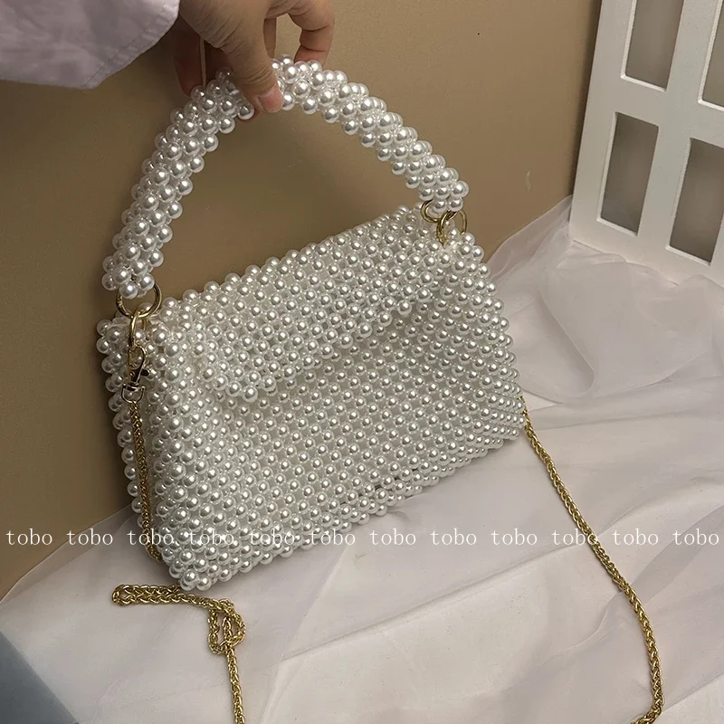 Dompet manik-manik mutiara sup - Women Bags Golden ulasan dan harga