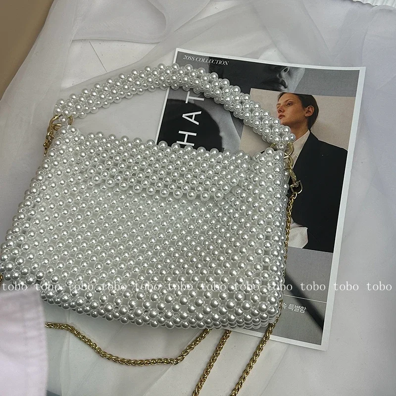 Dompet manik-manik mutiara sup - Women Bags Golden ulasan dan harga