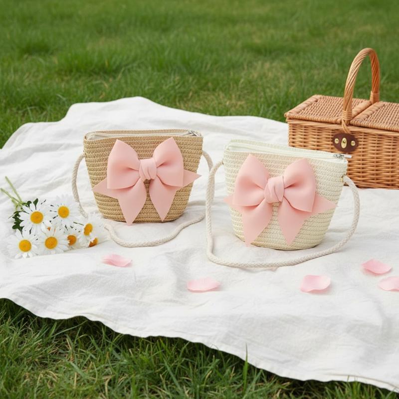 Tas Bahu Jerami Anyaman untuk  - Woven Straw Bag ulasan dan harga